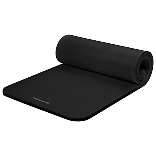 Retrospec Solana Yogamatta Test – 1 tum tjocklek för ledvänliga pass