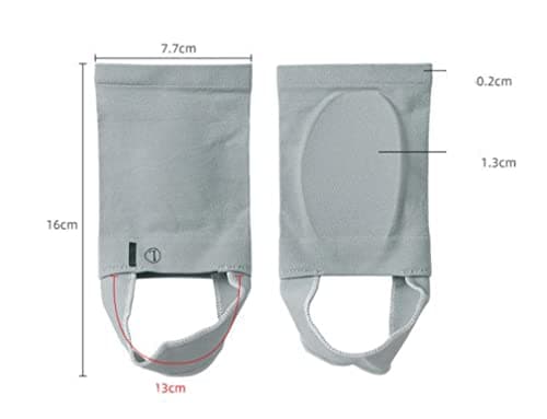 Arch Support Sleeves, 1 Pair Metatarsal Compression Arch Support Brace, Soft Elastic Gel Women Men Arch Support Socks Pads Bandages Shoe Inserts, Pain Relief for Plantar Fasciitis Heel Spurs Flat Feet