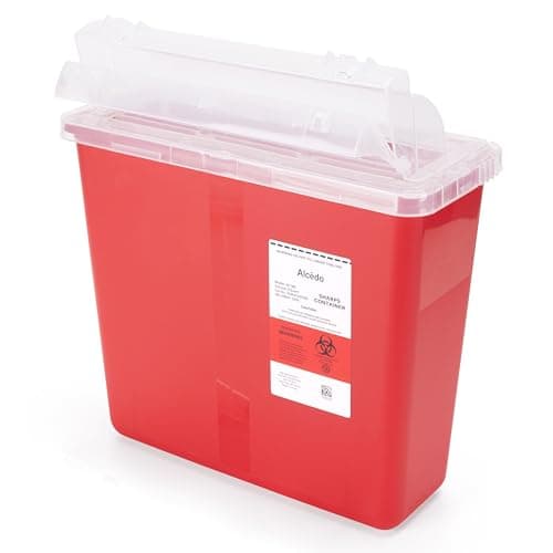 Alcedo Sharps Container Review – 5 Quart Biohazard Container Getest