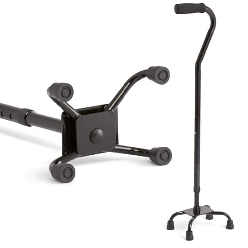 Medline Aluminum Quad Cane Review: Stable & Adjustable Walking Aid