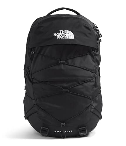 The North Face Borealis Commuter Laptop Backpack - Water Repellent, Laptop Sleeve, Large Main Compartment, TNF Black/TNF Black-NPF, One Size