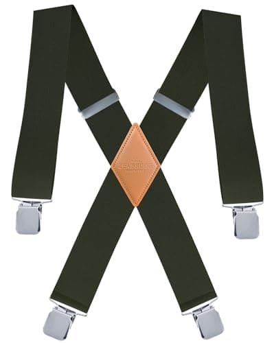 ZEAIFROOG Big And Tall Suspenders For Men Review – Heavy Duty X-Shape