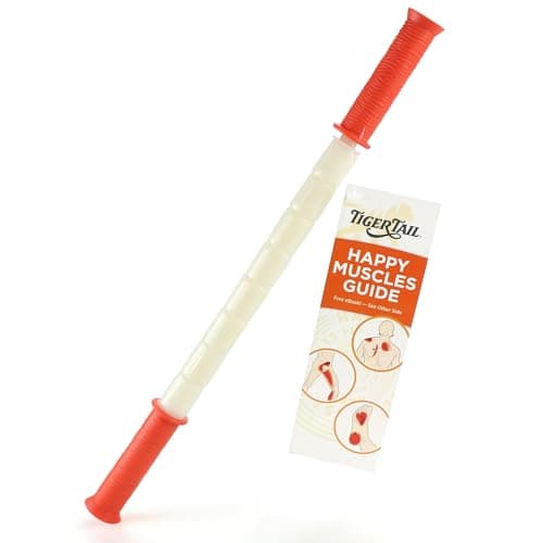Tiger Tail The Stick - Bendy 18” Flexible Muscle Roller Stick for Myofascial Release & Trigger Points - Bendable Deep Tissue Massager for Legs, Back, Shoulders - Relieve Soreness & Improve Recovery
