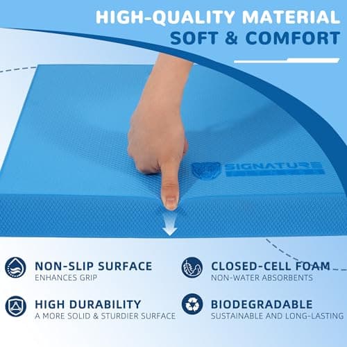 Fitvids Balance Pad with Non-slip, Blue