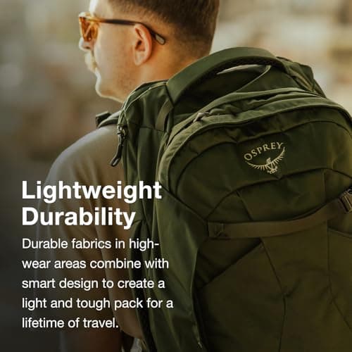 Osprey Farpoint 40L Men's Travel Backpack, Tunnel Vision Grey