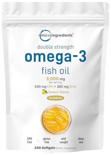 Micro Ingredients Omega 3 Visolie Review – 3000mg Burpless Supplement