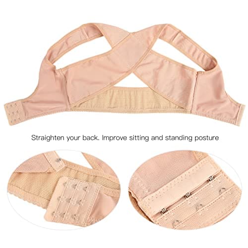 Women Chest Brace Up, Chest Bra Support Shaper - Adjustable Soft & High Elastic, Back Support & Posture Corrector Shapewear(XL)