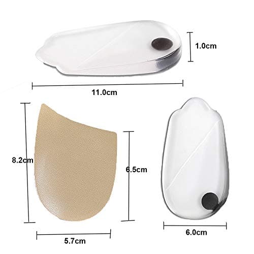 Mcvcoyh Orthopedic Insoles for Correcting O/X Type Leg Shoe Inserts, Built in Magnetic Heel Shoe Cushions for Foot Alignment, Knock Knee Pain, Bow Legs- 2 Pairs