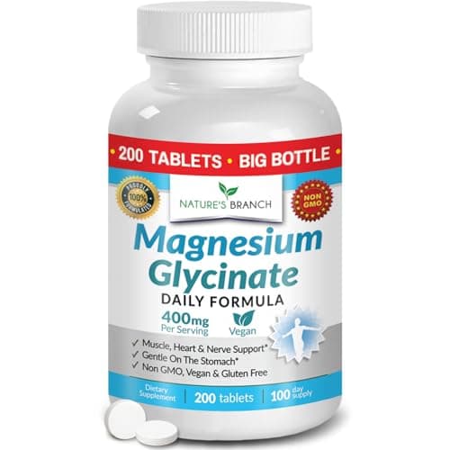 Magnesium Glycinate 400mg Natures Branch – Opinión Honesta 2025