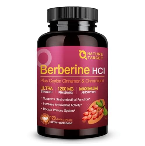 NATURE TARGET Berberine HCL 1200mg Test: Wirkung, Inhaltsstoffe & Erfahrung
