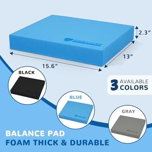 Fitvids Balance Pad with Non-slip, Blue