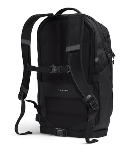 The North Face Surge Commuter Laptop Backpack - Daypack, Water Repellent, 15" Laptop Sleeve, Reflective Details, TNF Black/TNF Black-NPF, One Size
