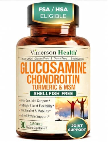 Vimerson Health Glucosamine Chondroitin MSM Review – 90 Capsules