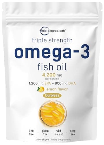 Micro Ingredients Omega 3 Fischöl Test 2025 – Triple Strength 4200mg