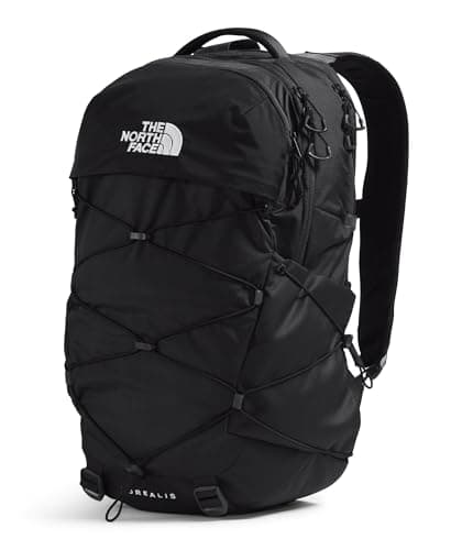 The North Face Borealis Commuter Laptop Backpack - Water Repellent, Laptop Sleeve, Large Main Compartment, TNF Black/TNF Black-NPF, One Size