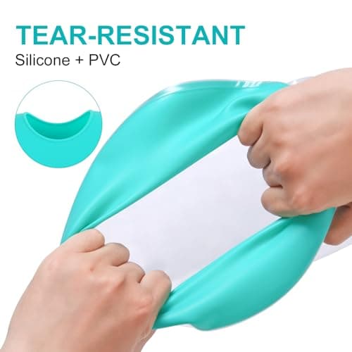 Waterproof Cast Covers for Shower Arm, Reusable Soft Adult Long Arms Protector Bag after Surgery, Comfortable Durable Showering Sleeve for Wound Hands/Wrist/Elbow/Finger, Recovery Supplies Gifts