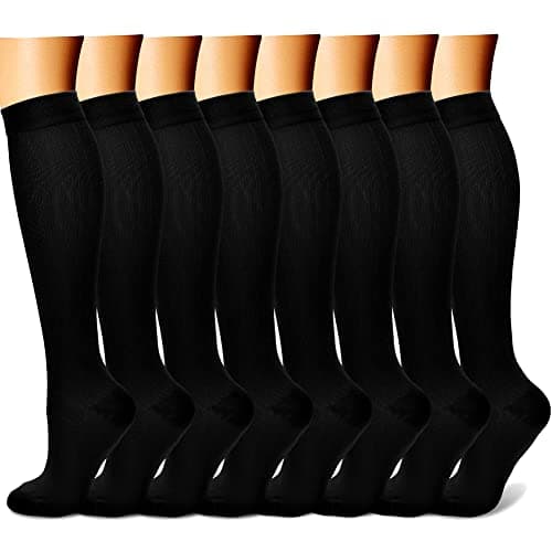 CHARMKING Compressiekousen Review: 8 Pairs, 15-20 mmHg Getest