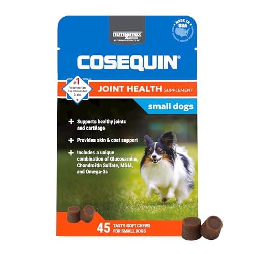Cosequin pour petits chiens : avis et test complet du supplément articulations