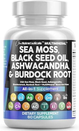 Sea Moss Black Seed Oil Ashwagandha Test 2024 – 15-in-1 Multimineral Review