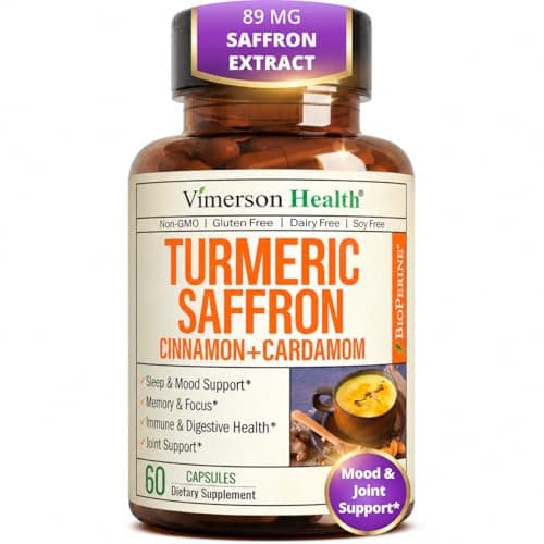 Saffron Supplements Vimerson Health – 89mg Szafran + 1000mg Kurkumina Recenzja 2025