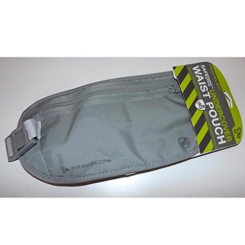Travelon Rfid Blocking Undergarment Waist Pouch Travel Wallet