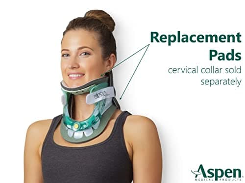 ASPEN Vista Cervical Collar Replacement Pads, Moisture-Wicking & Optimal Pressure Distribution, 984020
