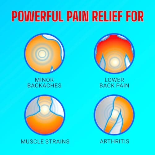Icy Hot Medicated Patch Extra Strength Pain Relief Patch for Back or Large Area, 5 Count