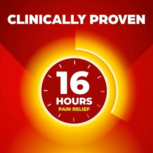 ThermaCare Advanced Back & Hip HeatWraps - Long-Lasting, Disposable Heat Therapy for Lower Back Pain, Muscle Soreness, & Herniated Discs - Drug-Free (L-XL, Pack of 5)