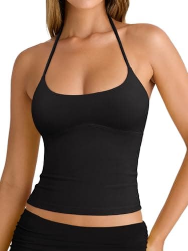 REORIA Halter Tank Top Review: Y2K Trendy Crop Camisole Tested