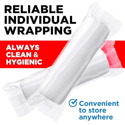24 Gauze Rolls - 4" x 4.1yd - Soft and Breathable Rolled Gauze - Latex-Free Premium Individually Wrapped Bandages with Bonus Tape - First Aid Conforming Stretch Wrap for Wound Care - Vet Wrap