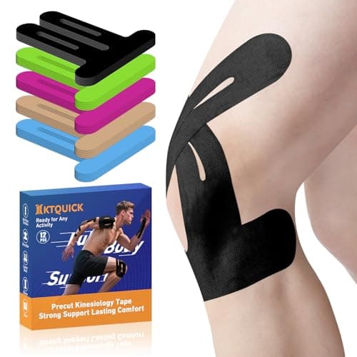KTQUICK Kinesiology Tape for Knees Review: 12 Pre-Cut Strips Tested
