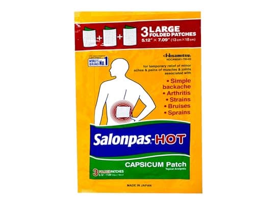Salonpas-Hot Capsicum Patch 3 Count (Pack of 6)