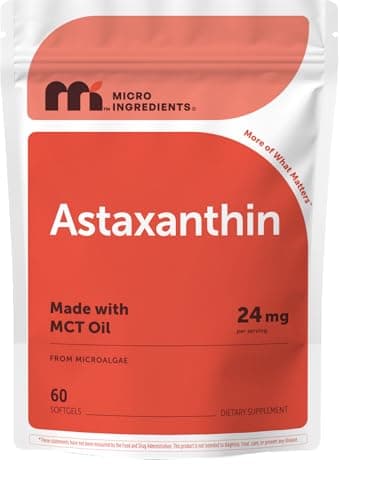 Micro Ingredients Astaxanthin 24mg con MCT Oil – Revisión Honesta 2025