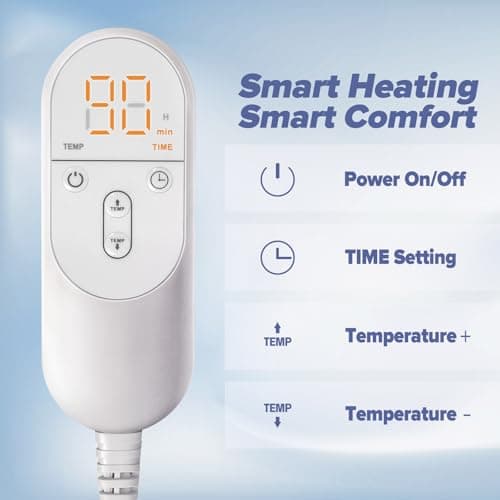Mothers Day Gifts for Mom, Heating pad for Neck, Back, Shoulder, 3X Deeper Pain Relief, Ideal Gifts for Women, Wife, Fathers Day, Christmas, Birthday, 4 Auto-Off, Machine Washable, 6 Heat Settings