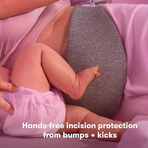Frida Mom C-Section Hot & Cold Therapy Belly Binder, C-Section Recovery Must Have Belly Band, Incision Protector, for Post-Op & Swelling, Postpartum Essentials, After Birth Brace, Abdominal Binder