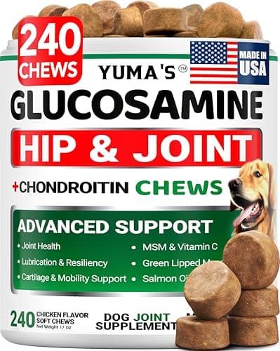 Suplement na Stawy dla Psa – Recenzja YUMA'S Glucosamine (240 Chewów)
