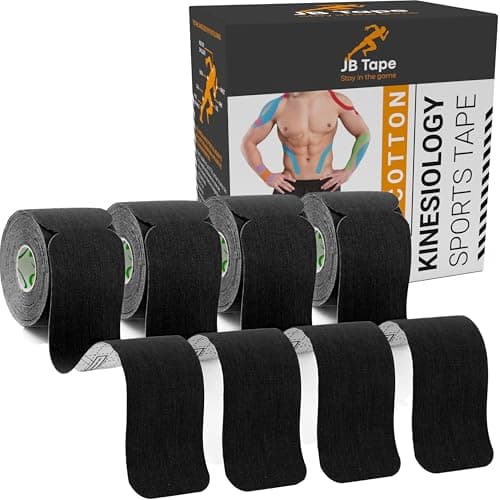 JB Tape Kinesiologie Tape Review – 80 Voorgesneden Strips (Zwart)