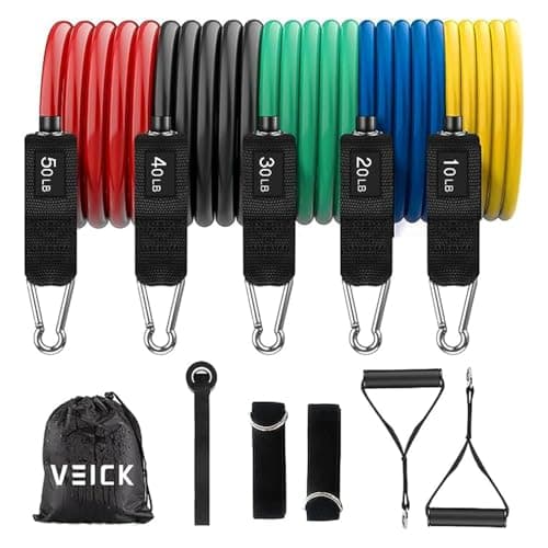 VEICK Resistance Bands Test: Das 5-teilige Set im Praxischeck