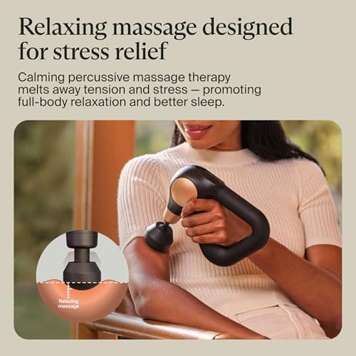 TheraGun Sense (2nd Generation) Massage Gun by Therabody - Relaxing Massage Gun with Built-in Guided Routines for Easy Stress Relief, Tension & Sleep