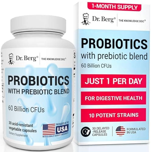 Dr. Berg Probiotic Supplement Review: 60 Billion CFUs Tested