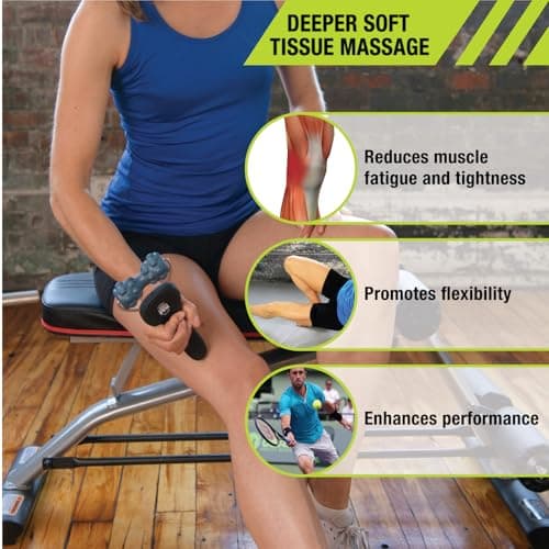 Pro-Tec Athletics RM Extreme Mini Roller, Portable Roller, Deep Tissue Massage, Muscle Relief, Hamstring, Quadriceps, Calf, Multi-Directional, Enhance Performance, Easy to Use