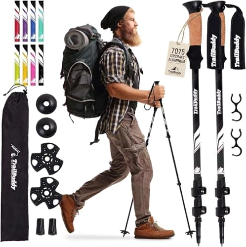 TrailBuddy Trekking Poles Review 2025 – Lichtgewicht Aluminium Wandelstokken Test