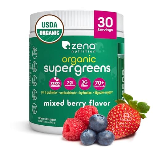 Zena Nutrition Super Greens – Análisis Honesto del Polvo Orgánico