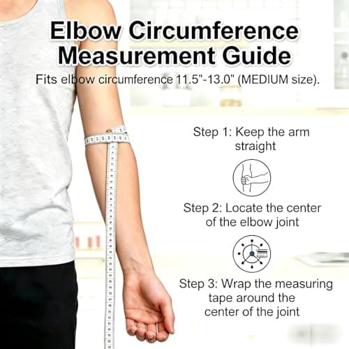 FCNUSX Copper Elbow Brace Compression Sleeves for Pain Relief Men Women, Arm Support Forearm Pads Braces for Tendonitis,Tennis, Golfers, Arthritis, Weight lifting