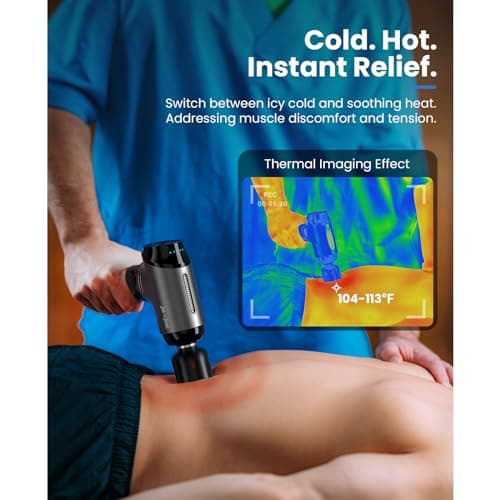 BOB AND BRAD T2 Pro Massage Gun, Percussion Muscle Massage Gun Deep Tissue with 10MM Amplitude, Upgraded 4000 mah Battery Handheld Electric Massager for Athletes Pain Relief - Midnight Black
