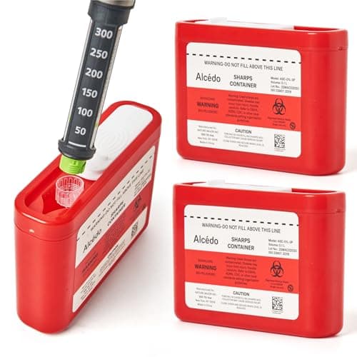 Recensione Alcedo Sharps Container 3-Pack: Contenitore Portatile per Aghi Insulina