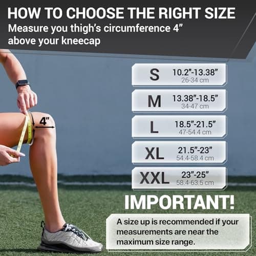 DR. BRACE ELITE Knee Brace with Side Stabilizers & Patella Gel Pads for Maximum Knee Pain Support and fast recovery for men and women-Please Check How To Size Video (Mercury, Large)