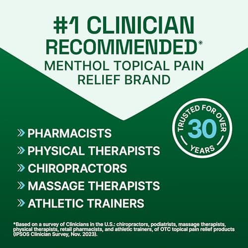 Biofreeze Menthol Pain Relieving Patches (5 Patches Per Box) Up to 8 Hours of Pain Relief from Sore Muscles, Arthritis, Backaches, Spains, Bruises, Strains and Joint Pain (Package May Vary)