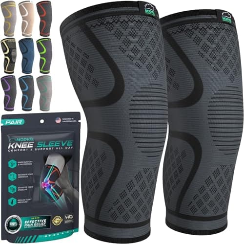 Modvel Compression Knee Brace Review: A Solid 2-Pack for Active Relief
