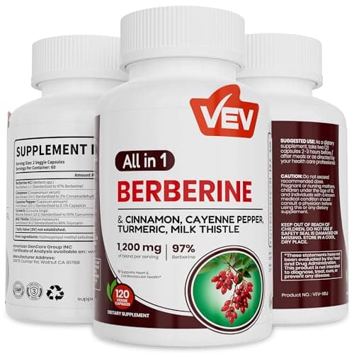 VEV Berberine Supplement Review – Is This 5-in-1 Formula Worth It?